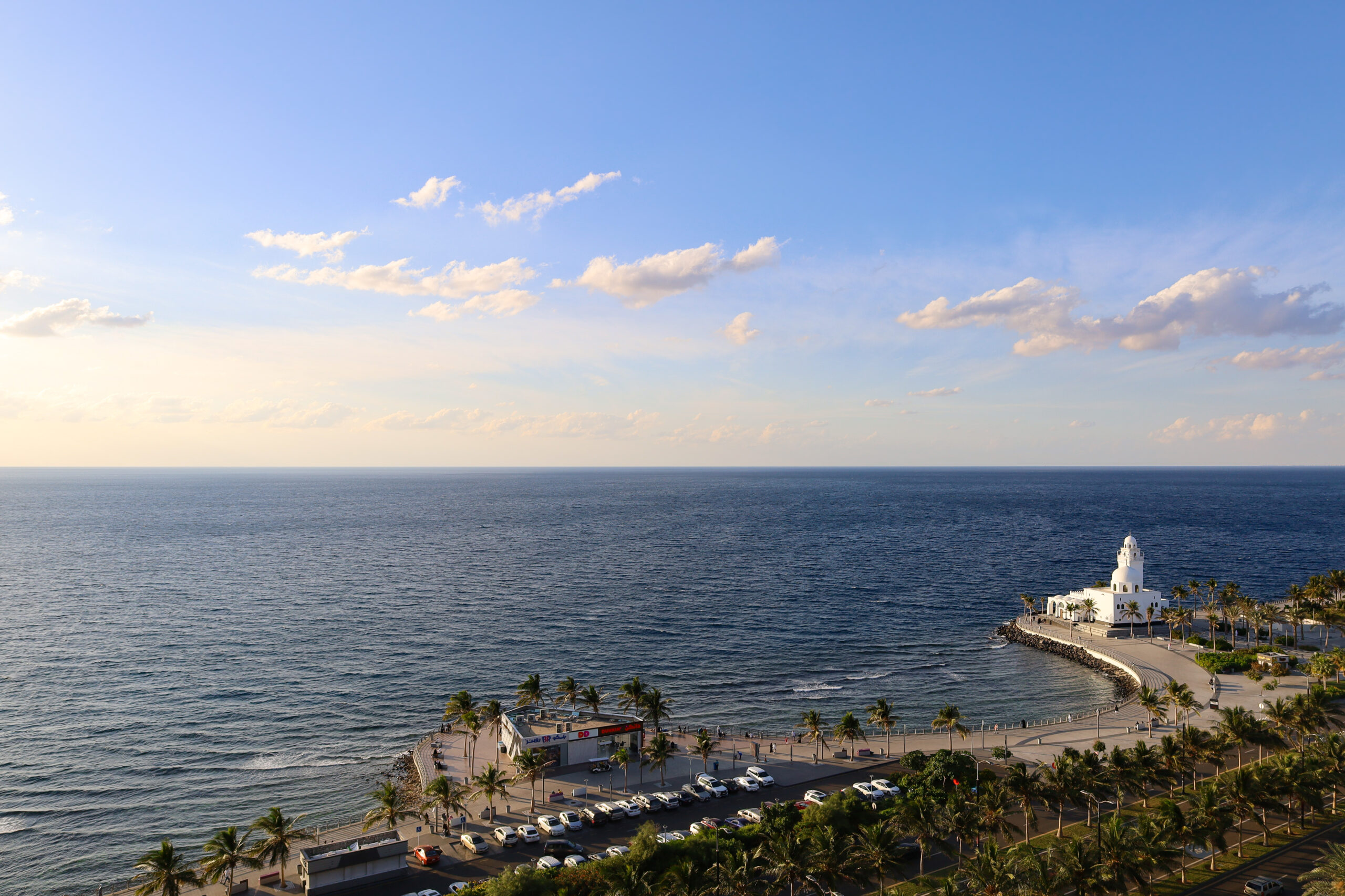 Jeddah city, Saudi Arabia beach - Red Sea corniche View , Waterfront