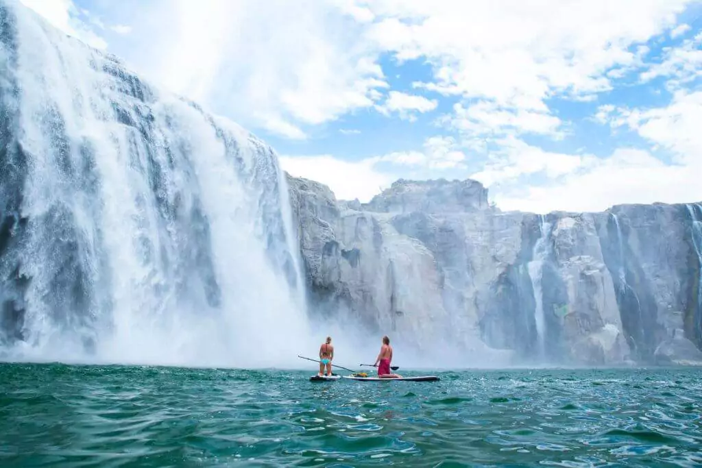 water fall in idaho