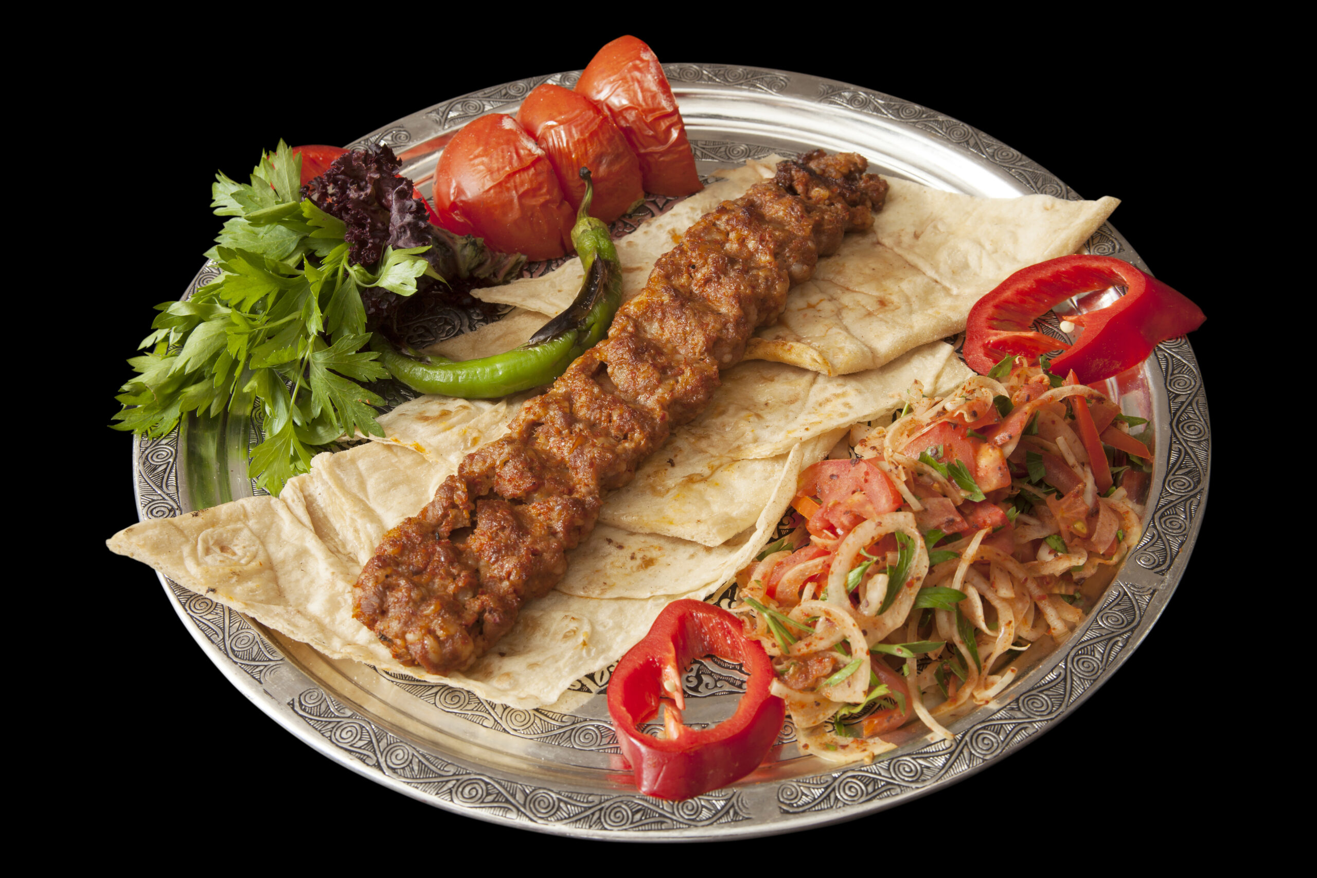 Traditional Turkish Adana Kebab - Shish Kebab